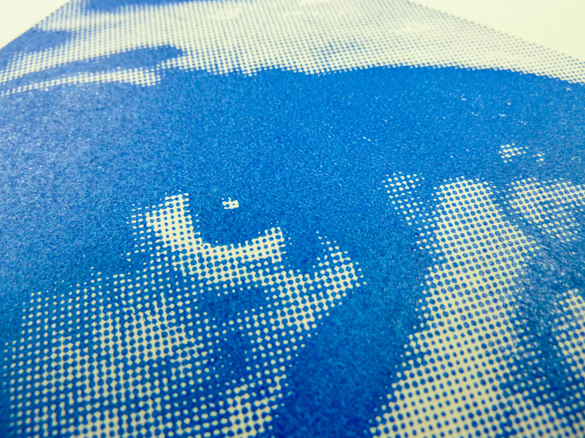 Laser engraving linoleum for printing Journal Robin Hanhart